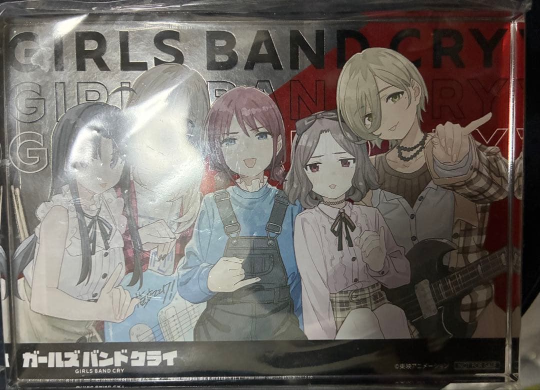 ガールズバンドクライ BD購入特典 アクリルブロック - メルカリ
