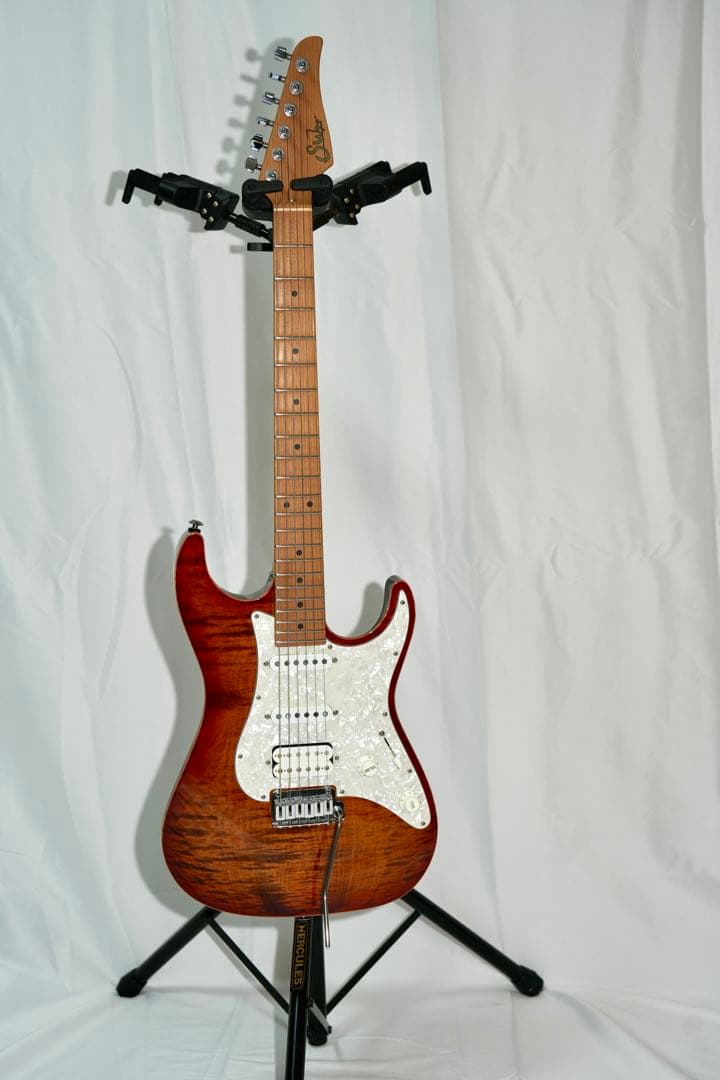 ギター Suhr Standard Plus Suhr Select Standard Plus Mahogany Guitar, Bengal Burst