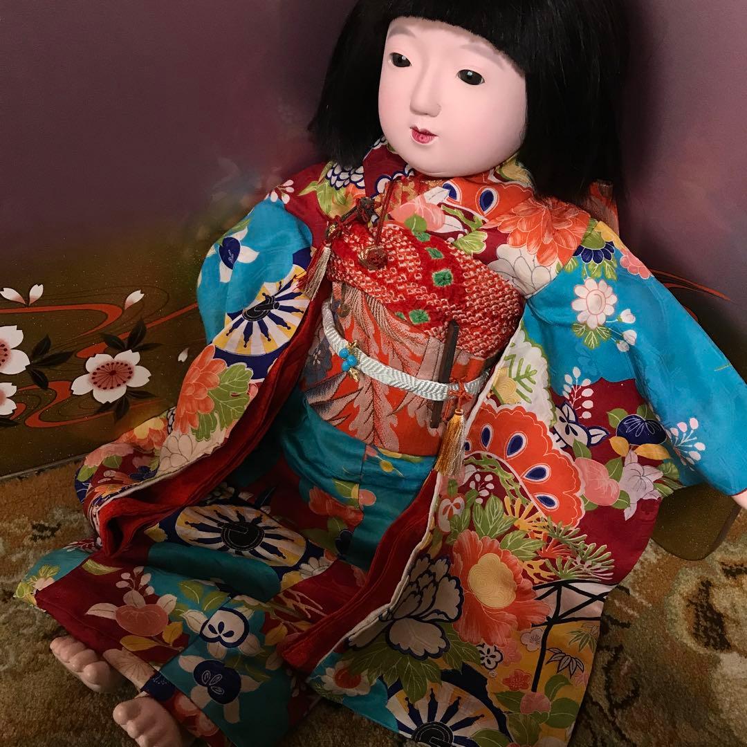 市松人形 大正 光龍斎 希少 大きな 18号 - メルカリ
