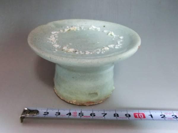 盃台■古い青磁 砂高台 酒器 古玩 唐物 中国 古美術 時代物 骨董品 希少■ 楽天市場】中国古玩 / 唐物○青花霊芝文鉢○ | 清朝時代頃 | 磁器