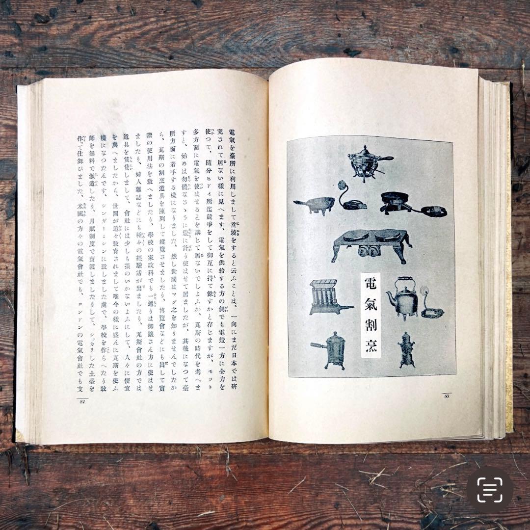 1914年 趣味の電氣 木村駿吉 電気家電 大正レトロ生活電化製品 ロココ