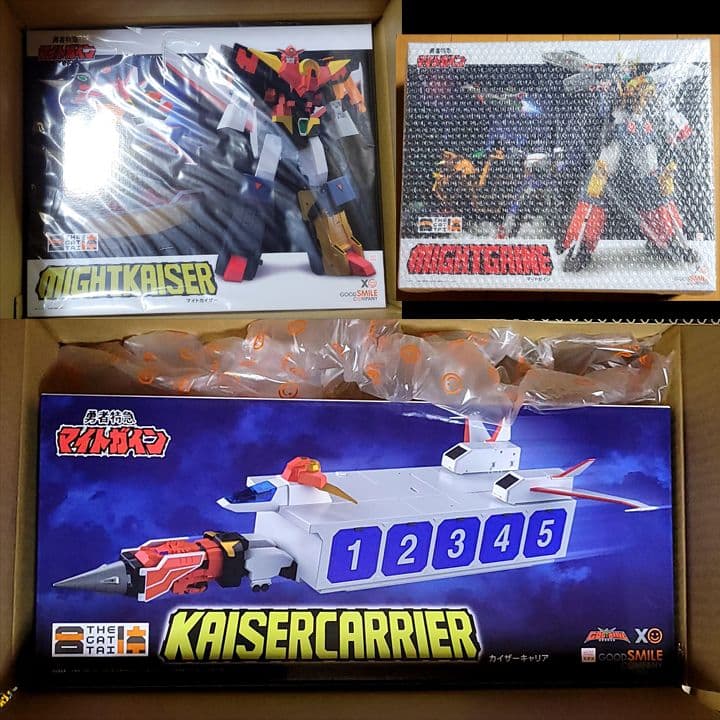 THE 合体　マイトガイン&マイトカイザー & カイザーキャリア セット THE合体 マイトカイザー