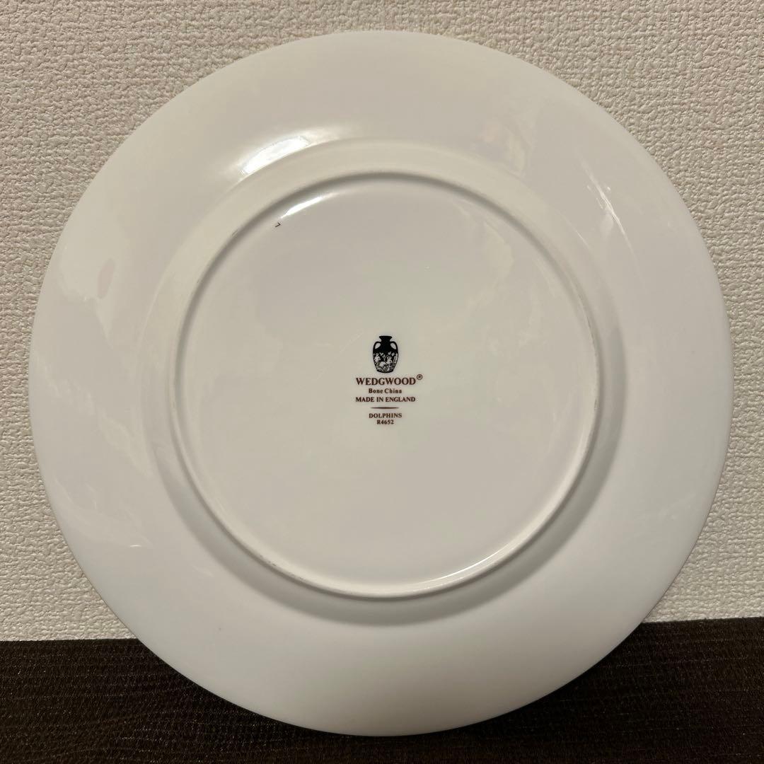 ウェッジウッド　ドルフィン　ホワイト　ディナープレート　27.5cm