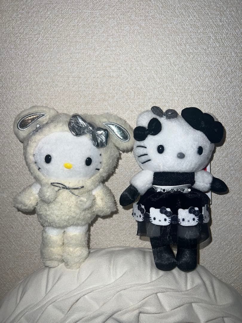 お顔選別 ハローキティ 京都展限定 雪うさぎ モノトーンドレス