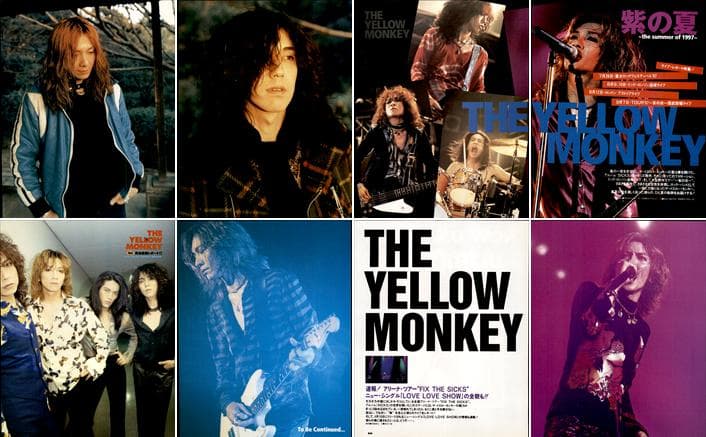 THE YELLOW MONKEY 雑誌 切り抜き 530P ☆貴重デビュー前～ - メルカリ