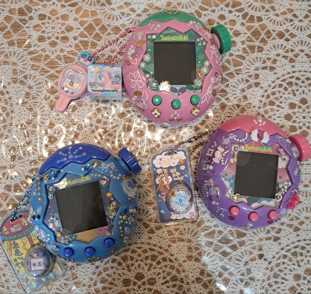 最終箱無し価格】たまごっちパラダイス ピンクブルーパープル 本体全3