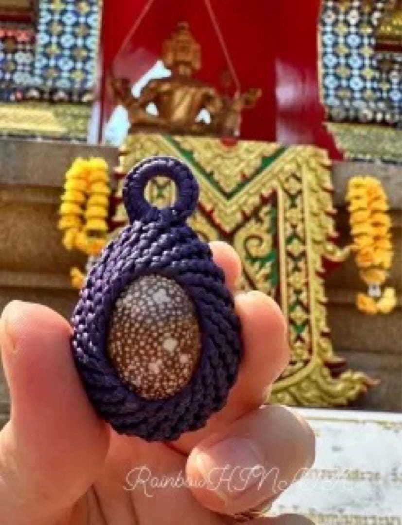 タイ凄いお寺のお守りペンダント☆願望成就 心願成就 鯛鈴お守り 根付タイプ｜白崎八幡宮