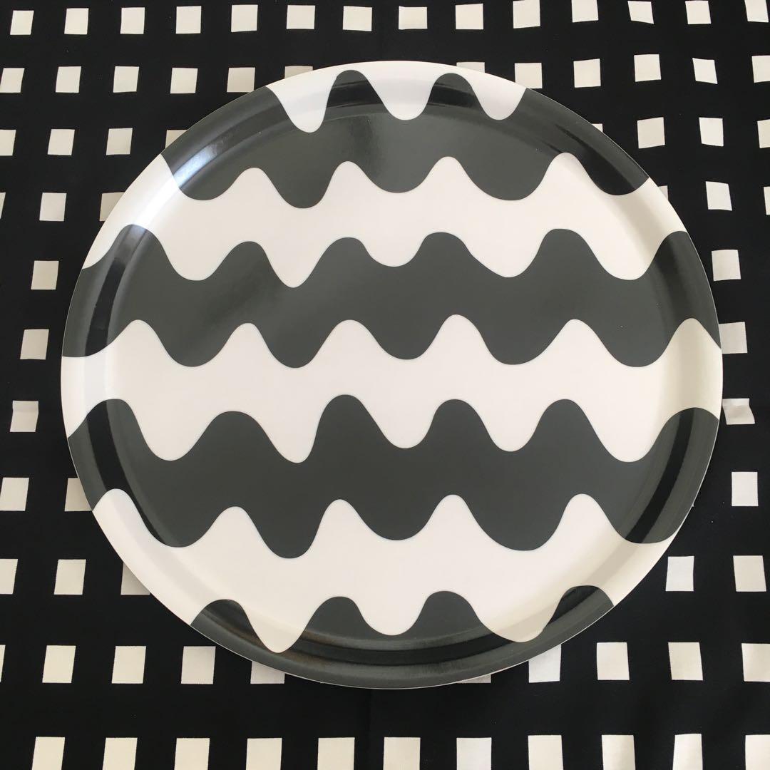 新品 マリメッコ ロッキ トレイ Lokki 木製トレイ　トレー トレイ 31cm（マリメッコ／marimekko） フリーデザイン ｜ 北欧