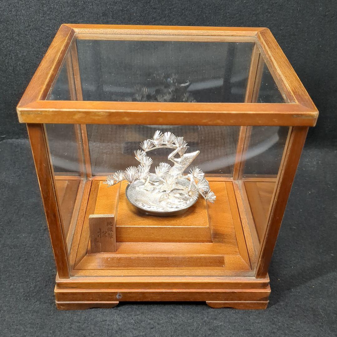 【純銀製】盆栽 松　光則作　金工作家　名工大淵武則