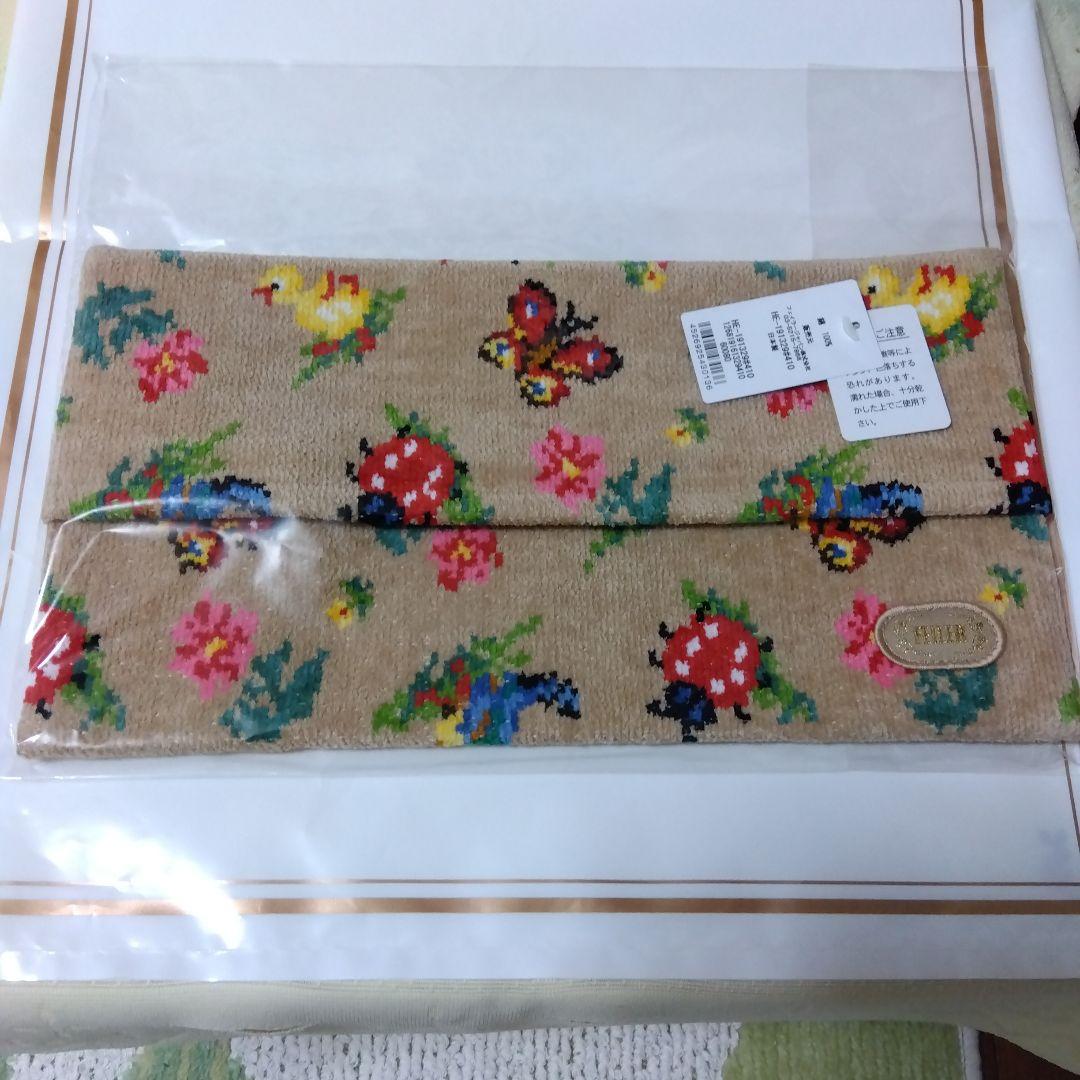 FEILER　ハイジ　ティッシュ　カバー　ベージュ　WEB限定 ハイジ ティッシュポーチ HE-216002（WEB限定）(レッド): FEILER