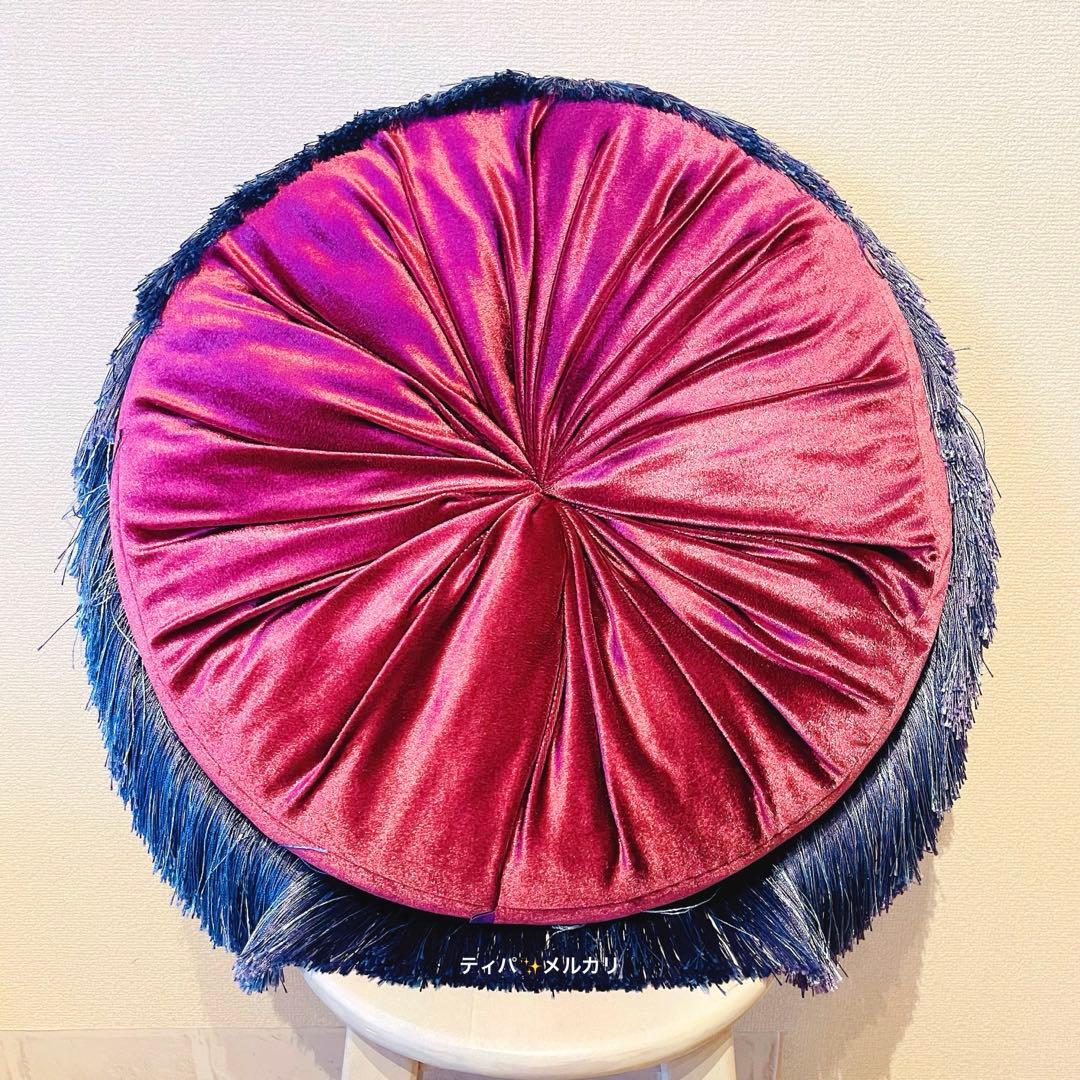 ANNASUIクッション Francfranc×アナスイ 紫 丸ラウンド 座布団 - メルカリ