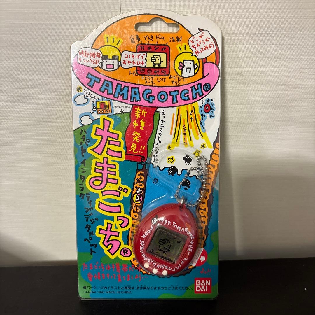 初代 新種発見！！たまごっち 赤 レッド 新品未開封 - メルカリ