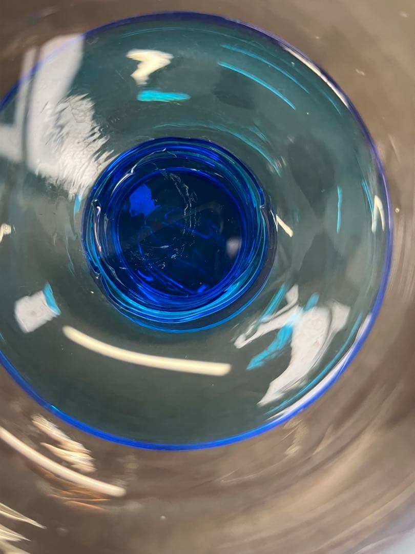 値下げ！大正モダン 氷コップ 和ガラス 三色 手吹き ガラス 乳白色