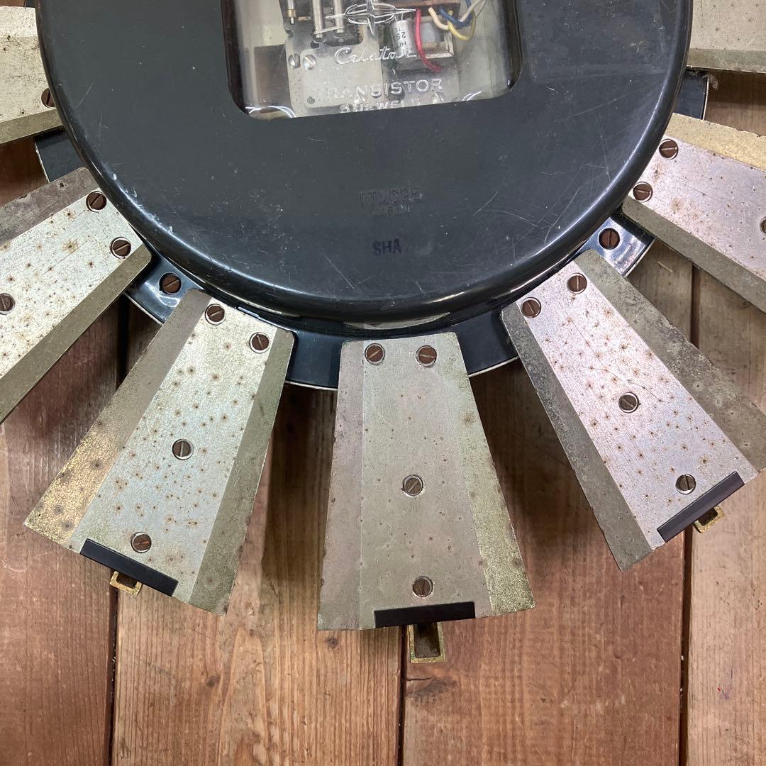 E-3 ジャンク品 ヴィンテージ セイコー サンバーストクロック 掛時計