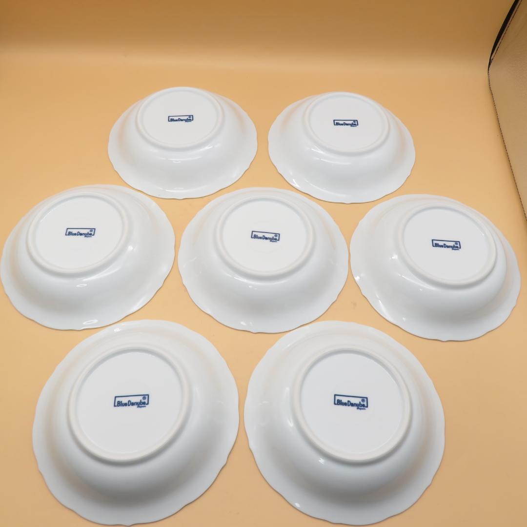 美品 ブルーダニューブ Blue 中皿 7枚 - メルカリ