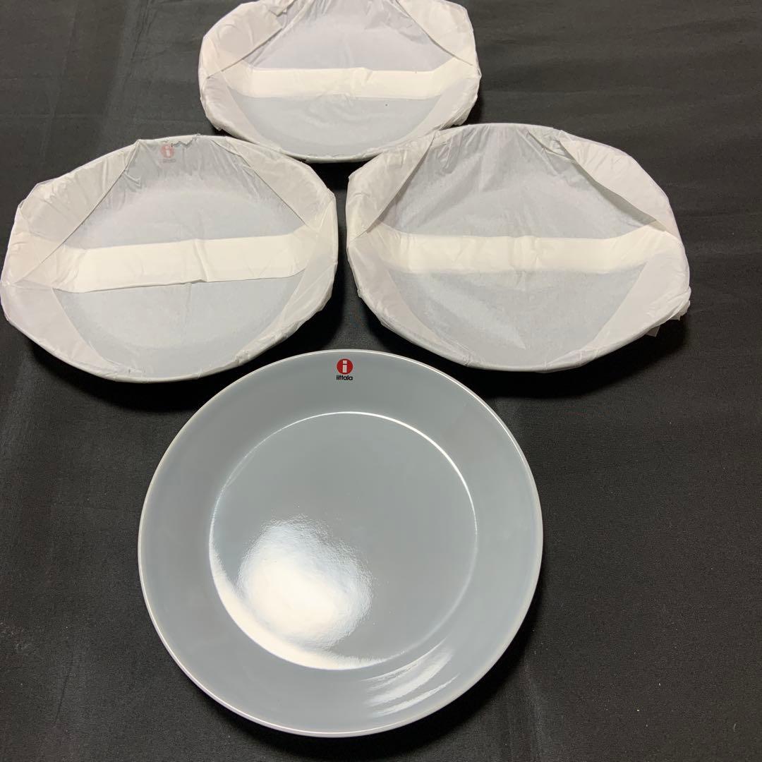 新品  イッタラ ティーマ teema 17 パールグレー 4枚 イッタラ｜ティーマ｜プレート｜17cm｜パールグレー｜磁器｜IITTALA