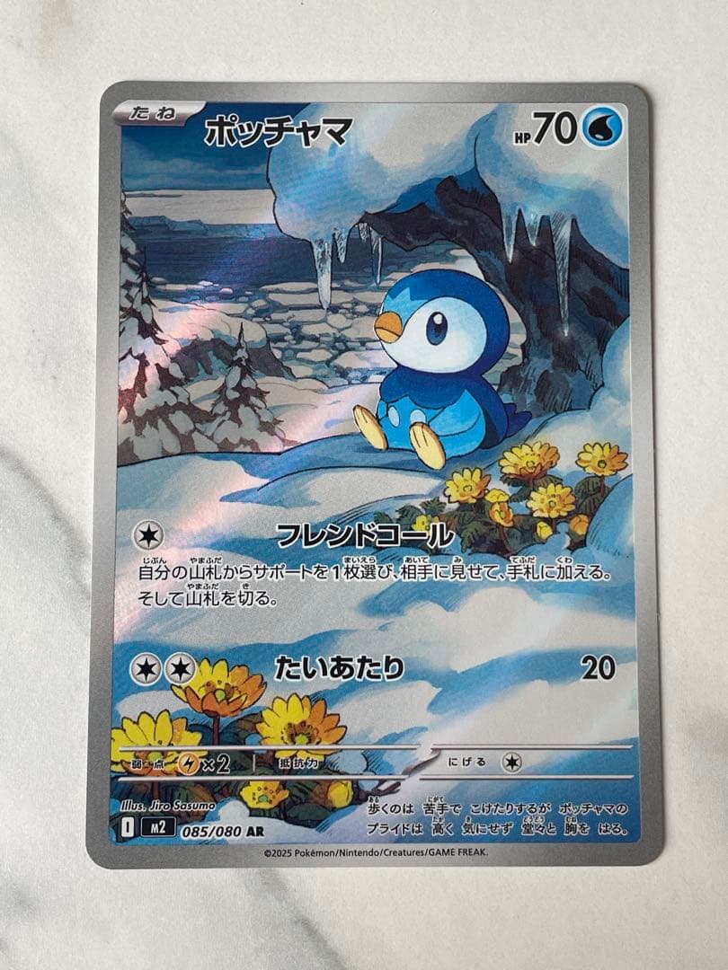 ヒカリ sar ポッチャマ ar2枚セット ポケモンカード超美品インフェルノ