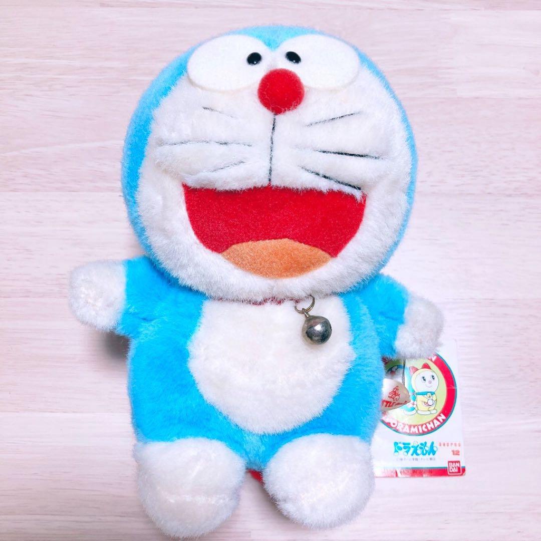 希少】NEWドラえもん(小) ぬいぐるみ バンダイ 1991年 平成レトロ