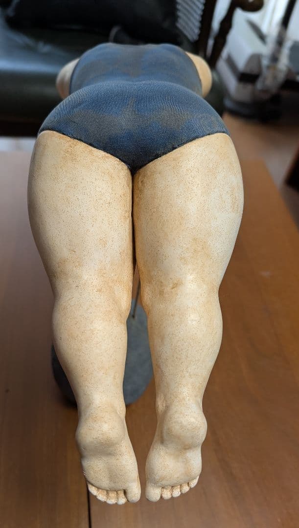 創作作家人形高橋操スクール水着、水泳