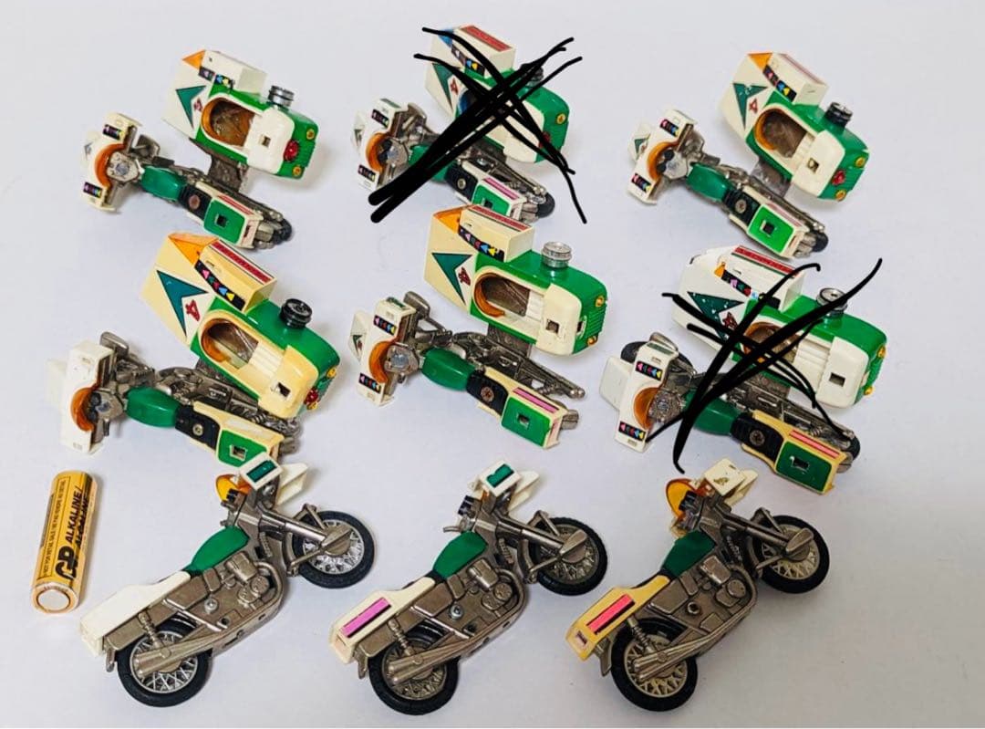 貴重】大量☆秘密戦隊ゴレンジャー☆1号-5号☆超合金☆22体セット当時