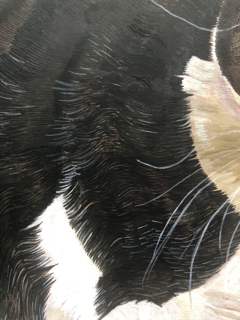 原画「ハッチ」《＋猫イラスト３枚無料プレゼント》