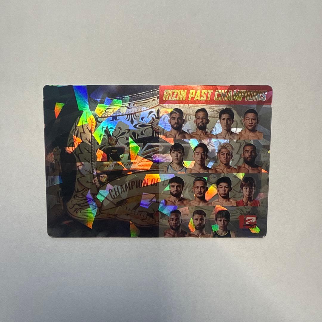 RIZINポテトスナック ポスターカード シークレット - メルカリ