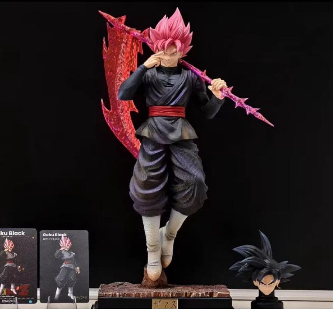 ドラゴンボールガレージキット　ゴクウブラック ロゼ　スタチュー ドラゴンボール超 ゴクウブラック 超サイヤ人ロゼ ガレージキット