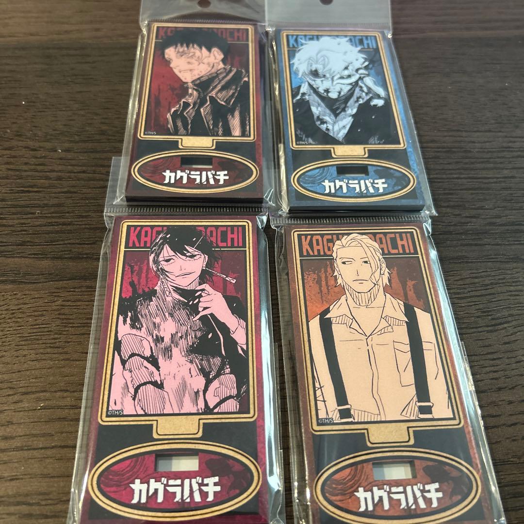 カグラバチ TSUTAYA POP UP 木札フィギュア アクリルバッジ など