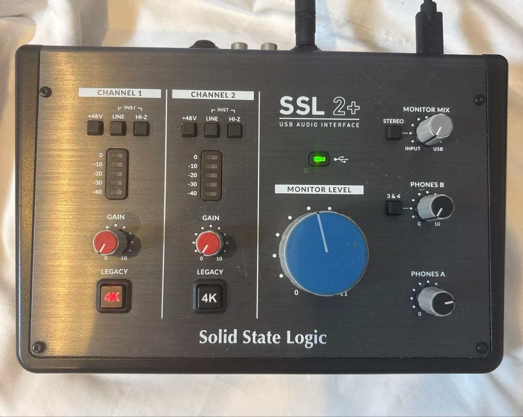 SSL２＋ オーディオインターフェース USB-Cオーディオインターフェース SSL2 MKII Solid State Logic (SSL
