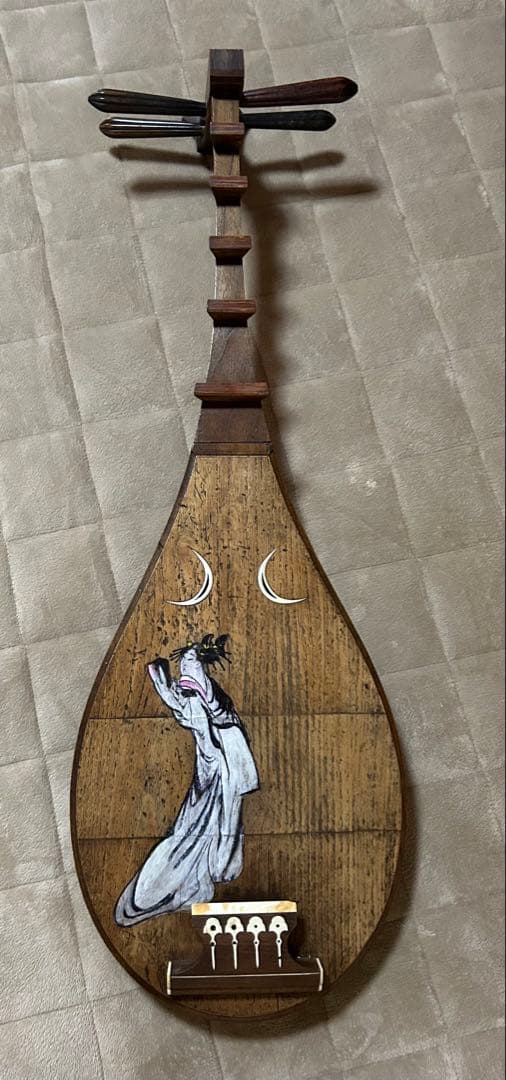 4弦　筑前琵琶　ヴィンテージ 4弦 筑前琵琶 ヴィンテージ