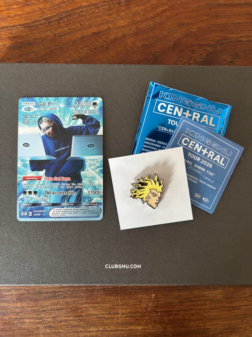 KING GNU CEN+RAL TOUR 2026 バッジ・カードセット - メルカリ