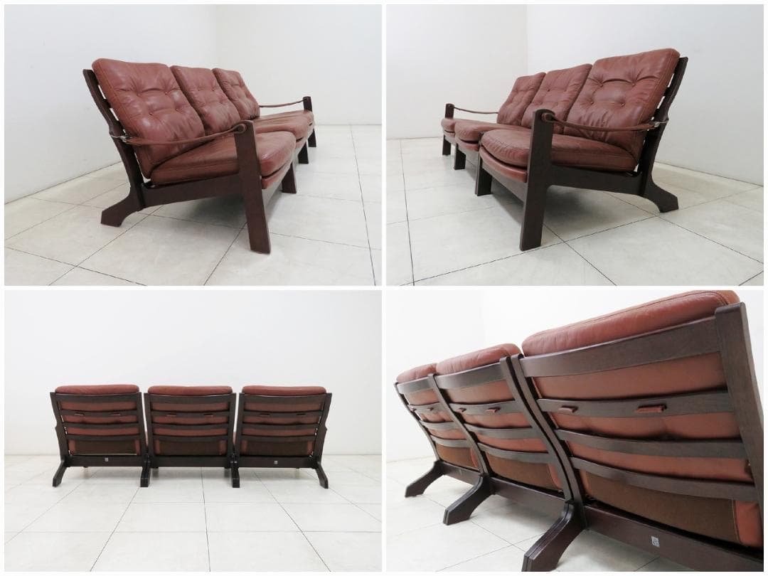 Hock ホック カンディハウス ヴィンテージ 3人掛けソファ セパレート