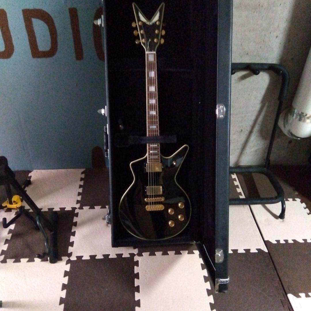 DEAN Cadillac　1980　リイシューモデル Dean Cadillac 1980 Electric Guitar Black Gold Hardware | Guitar Center