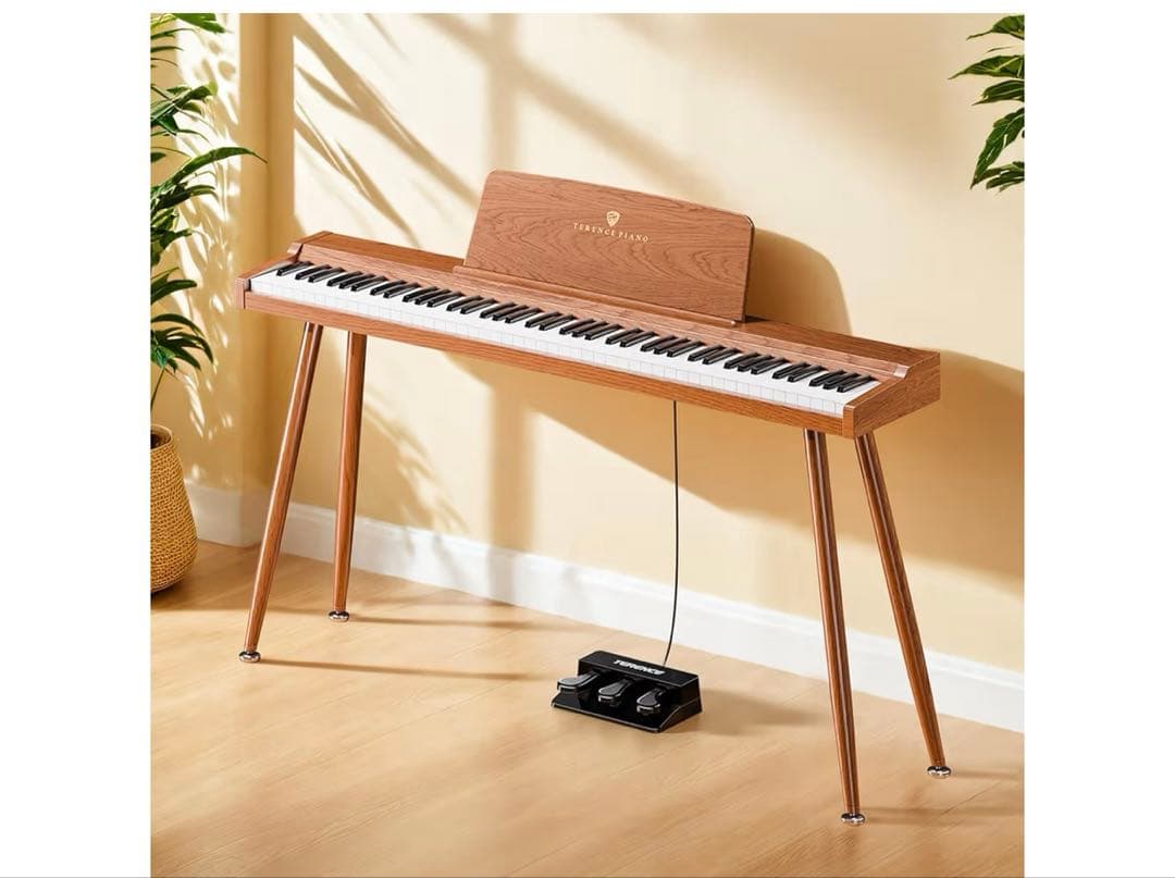 TERENCE 電子ピアノ 88鍵 カウンターウェイト鍵盤 木製 Amazon | TERENCE 電子ピアノ 88鍵 カウンターウェイト鍵盤 木製