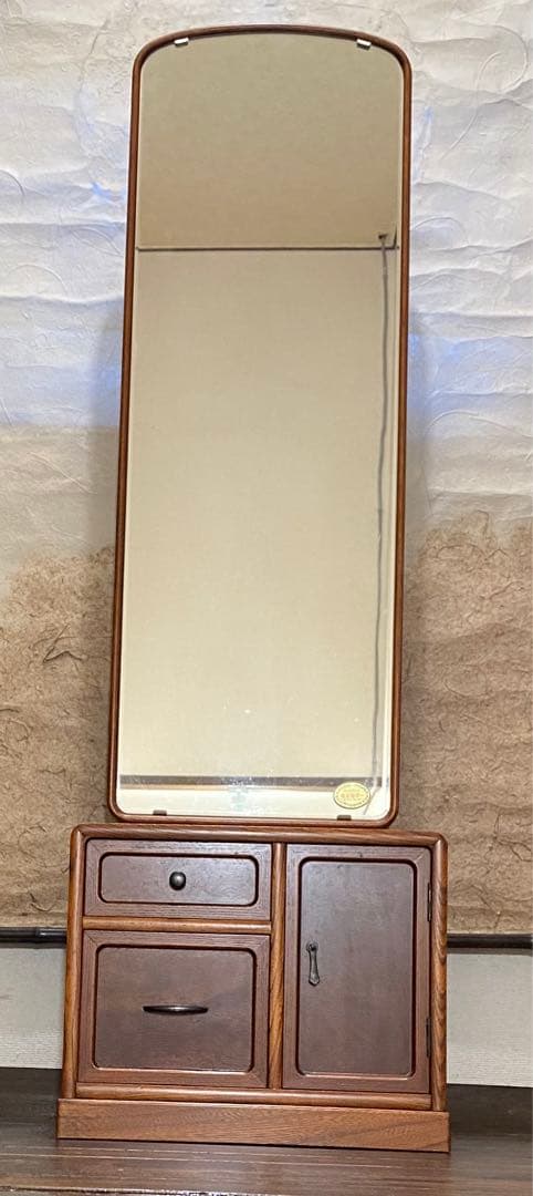 欅ケヤキ　姿鏡台 楽天市場】座鏡 鏡台 和風 ドレッサー 一面鏡 化粧台 欅 メイク台