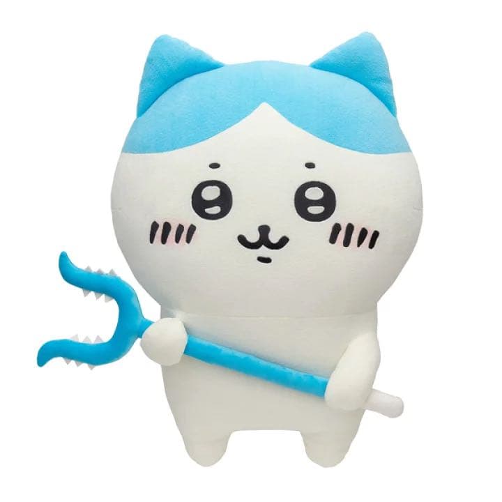 ハチワレ　討伐棒を持った特大ぬいぐるみハチワレ　ちいかわ 同梱不可】ちいかわ 討伐棒をもった特大ぬいぐるみ(ハチワレ)【単品