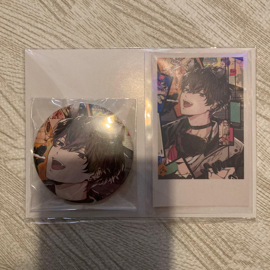 佐伯イッテツ 誕生日グッズ2024 缶バッジ&チェキ風カード - メルカリ