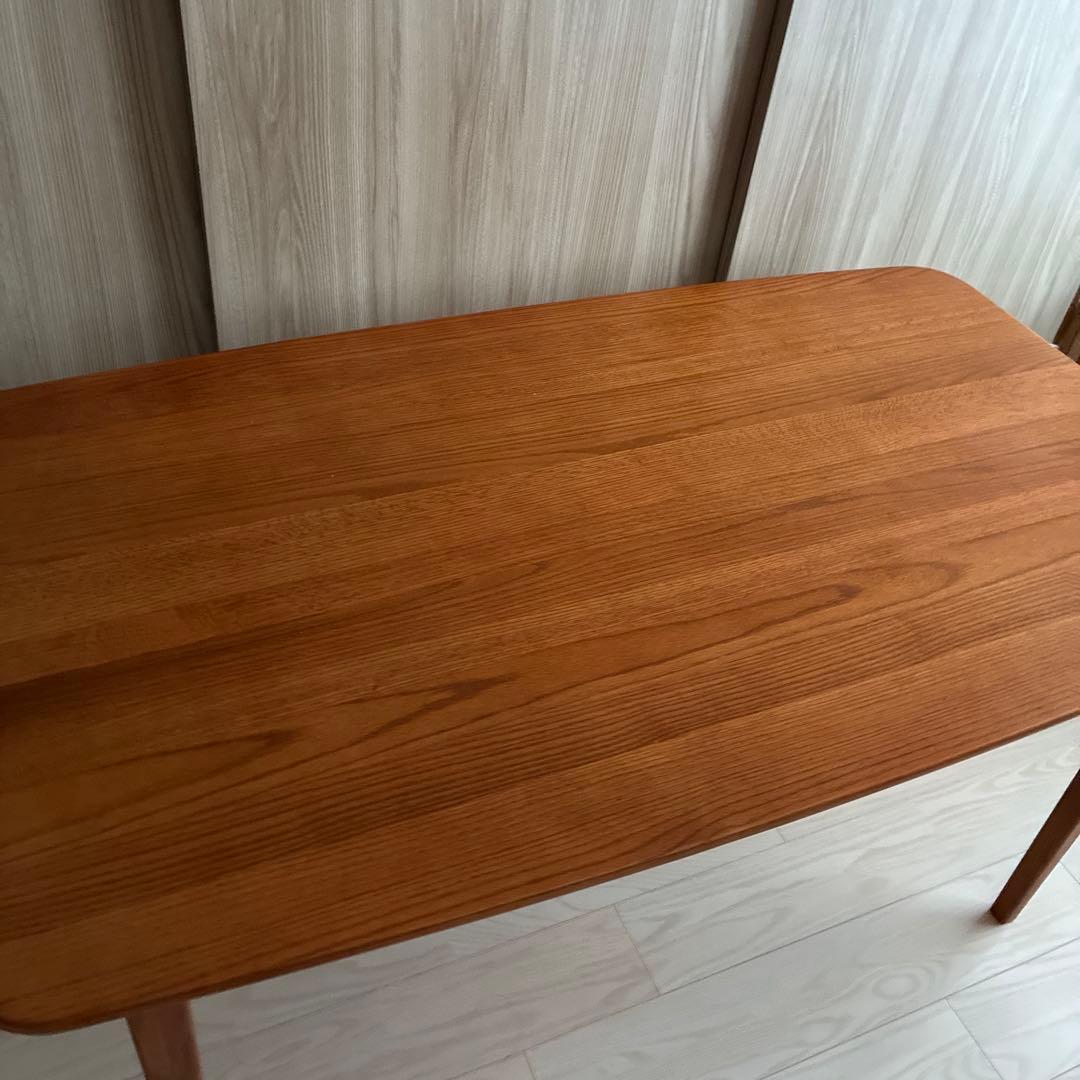 美品】unico tove ダイニングテーブル1400 - メルカリ