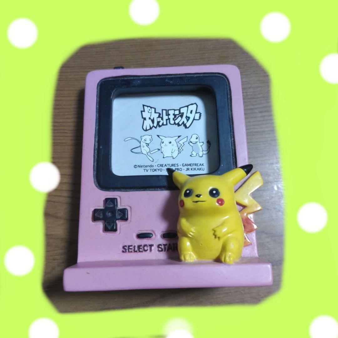 レトロ ゲームボーイポケモン写真立て ピカチュウフォトフレーム