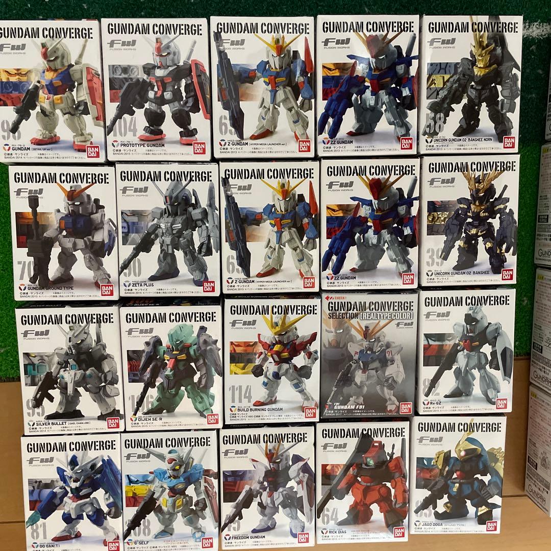 GUNDAM CONVERGE フィギュアセット Bandai FW Gundam Converge Set 21 Mobile Suit Gundam - Newtype