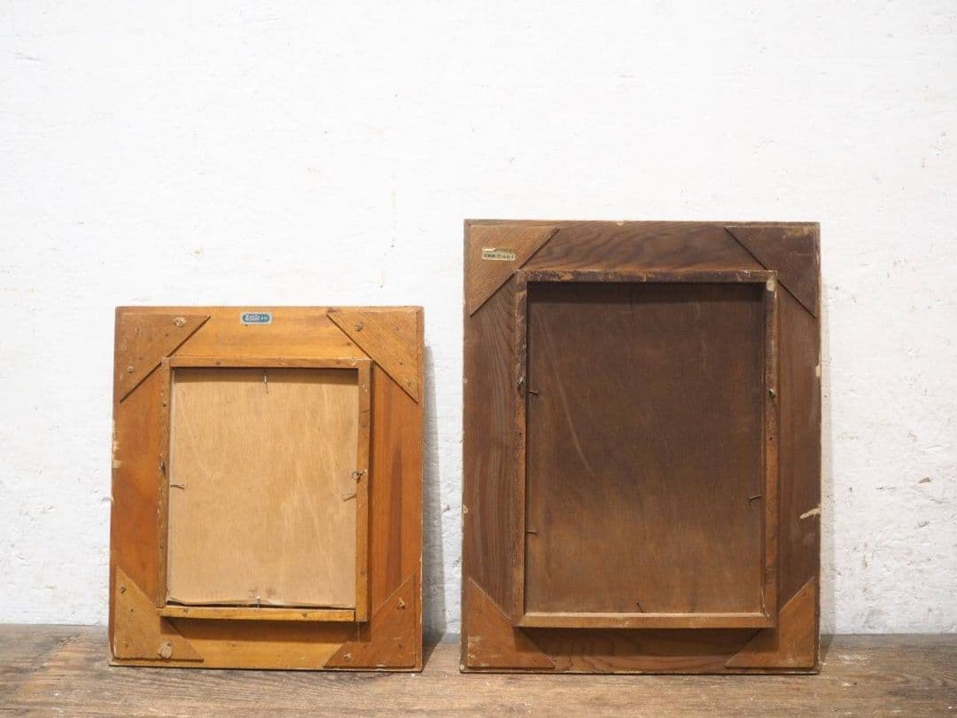 1414 額縁 2枚セット F3 八つ切り アートフレーム 油彩 水彩 画材