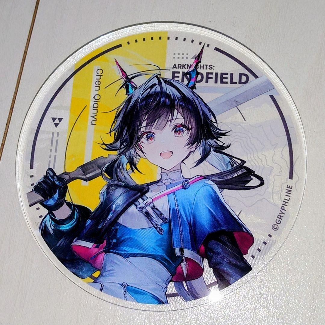 アークナイツ エンドフィールド アクリルコースター チェン・センユー