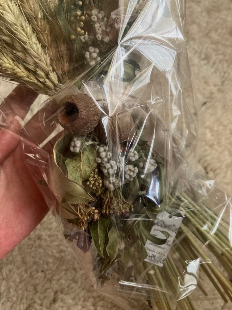 おまとめ⭐︎swag #295 小麦のパニエ スワッグ ドライフラワー - メルカリ
