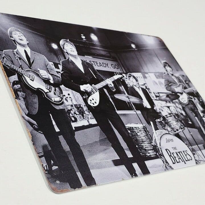デザイン看板A4】ビートルズ sl☆ポスター絵ブリキ看板グッズ雑貨