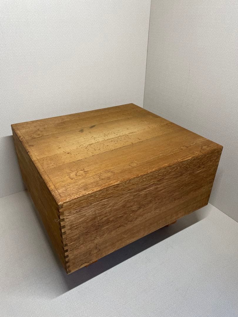 囲碁盤 脚付碁盤 厚さ約20cm へそ 蓋付 - メルカリ