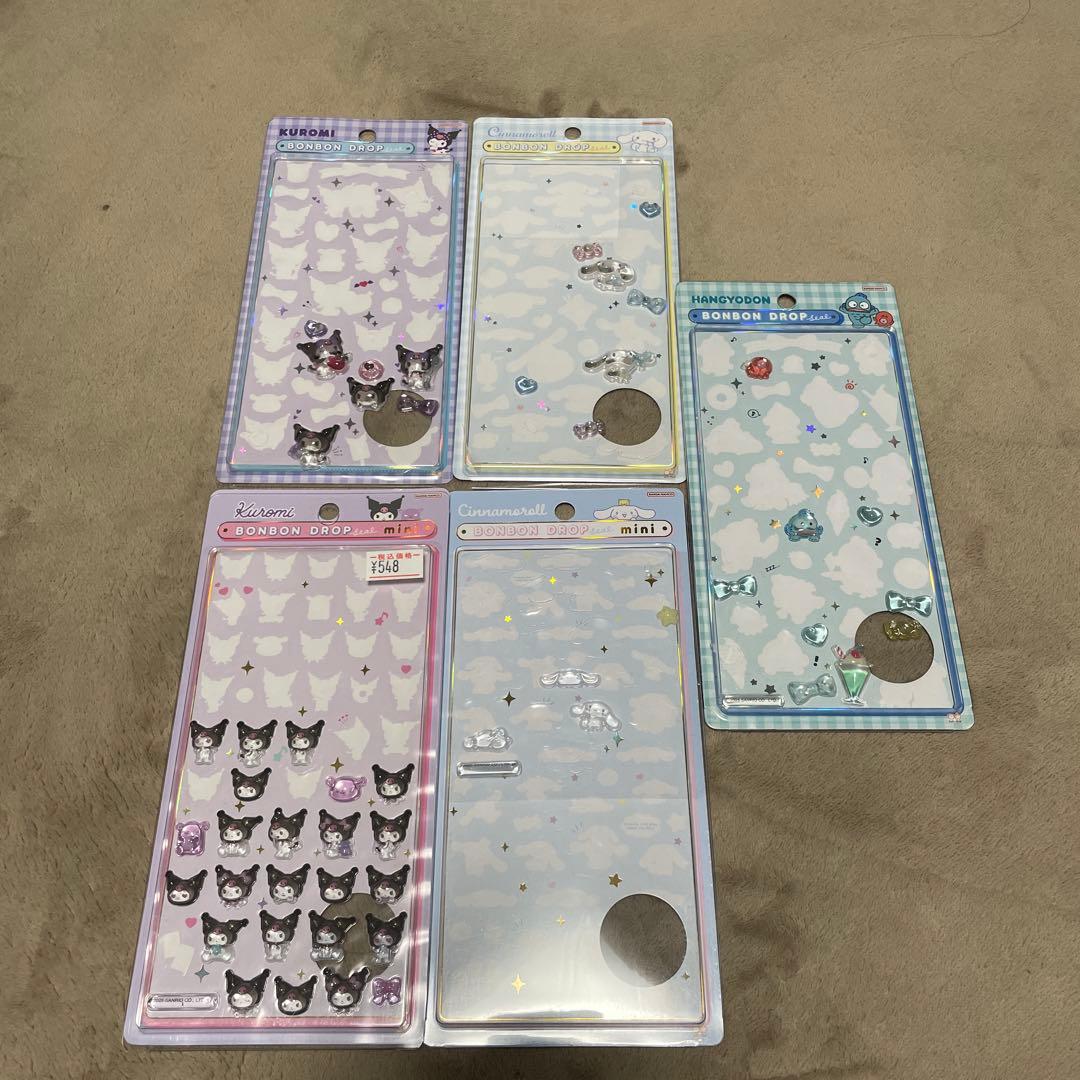 ボンボンドロップシールサンリオ正規品ハンギョドン シナモロール