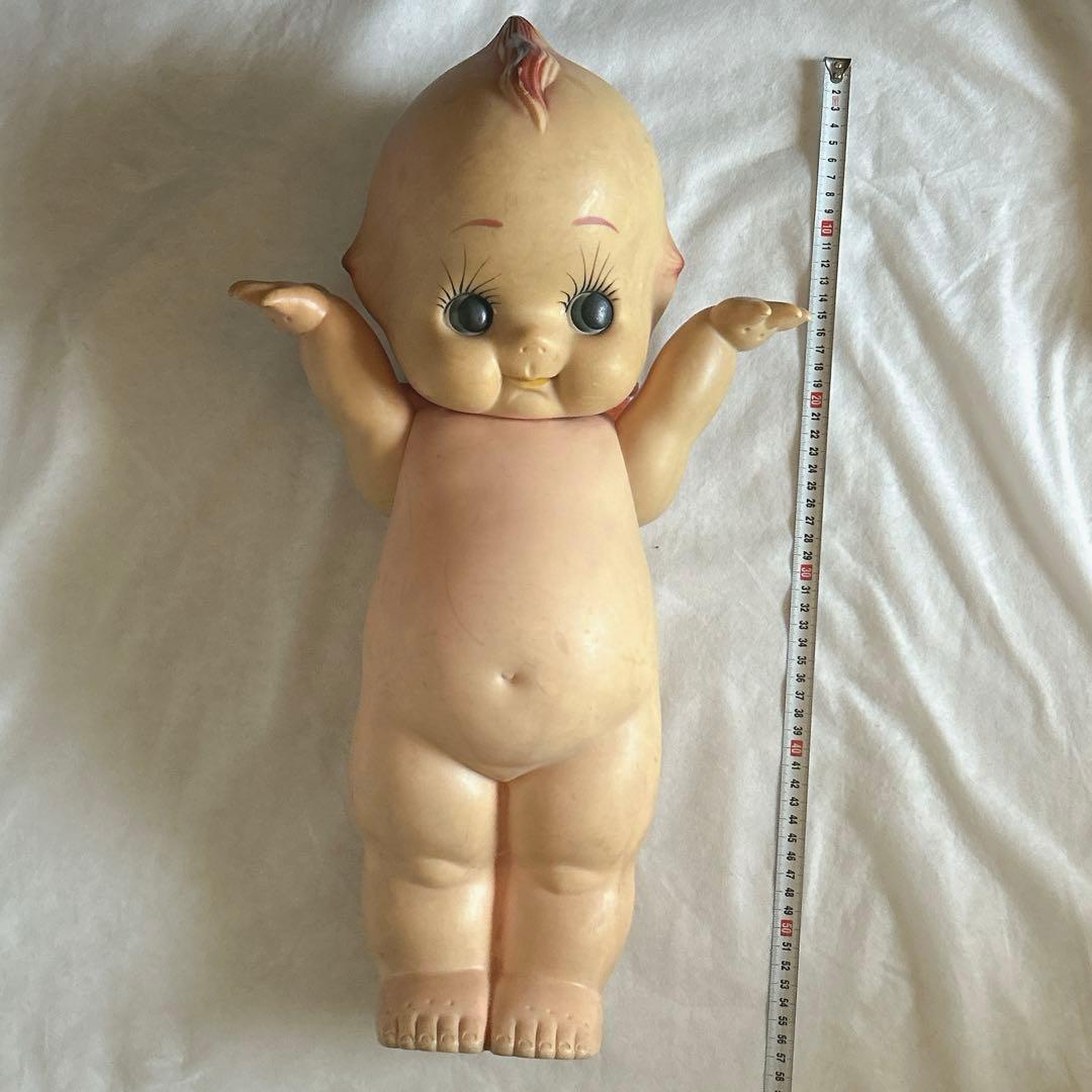 アンティークドール】キユーピー/キューピー人形 特大・赤羽・ソフビ