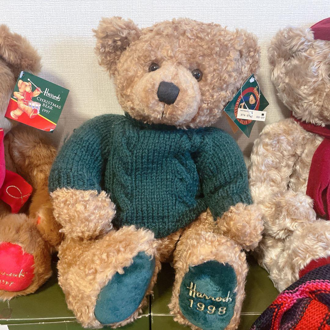 Harrods ハロッズ 1998年 テディベア イヤーベア クリスマスベア