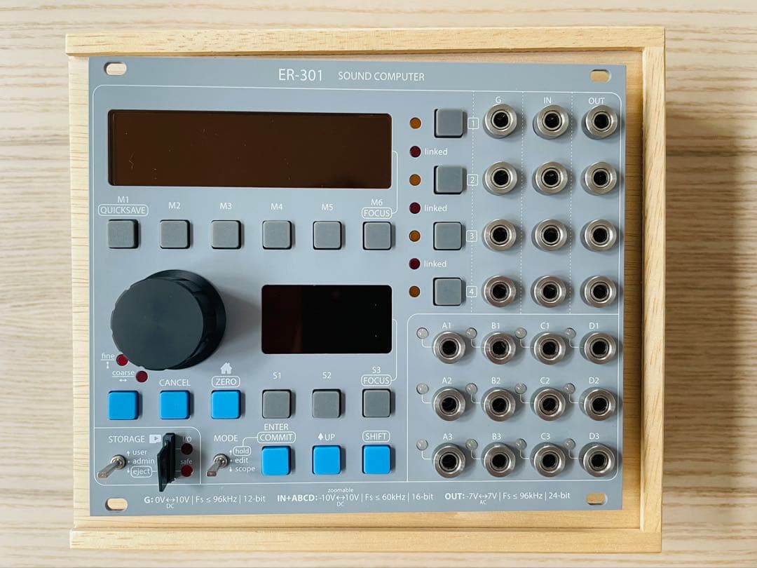 Orthogonal Devices ER-301 rev.10モジュラーシンセ Orthogonal Devices ER-301: Sound Computer - Eurorack Module on