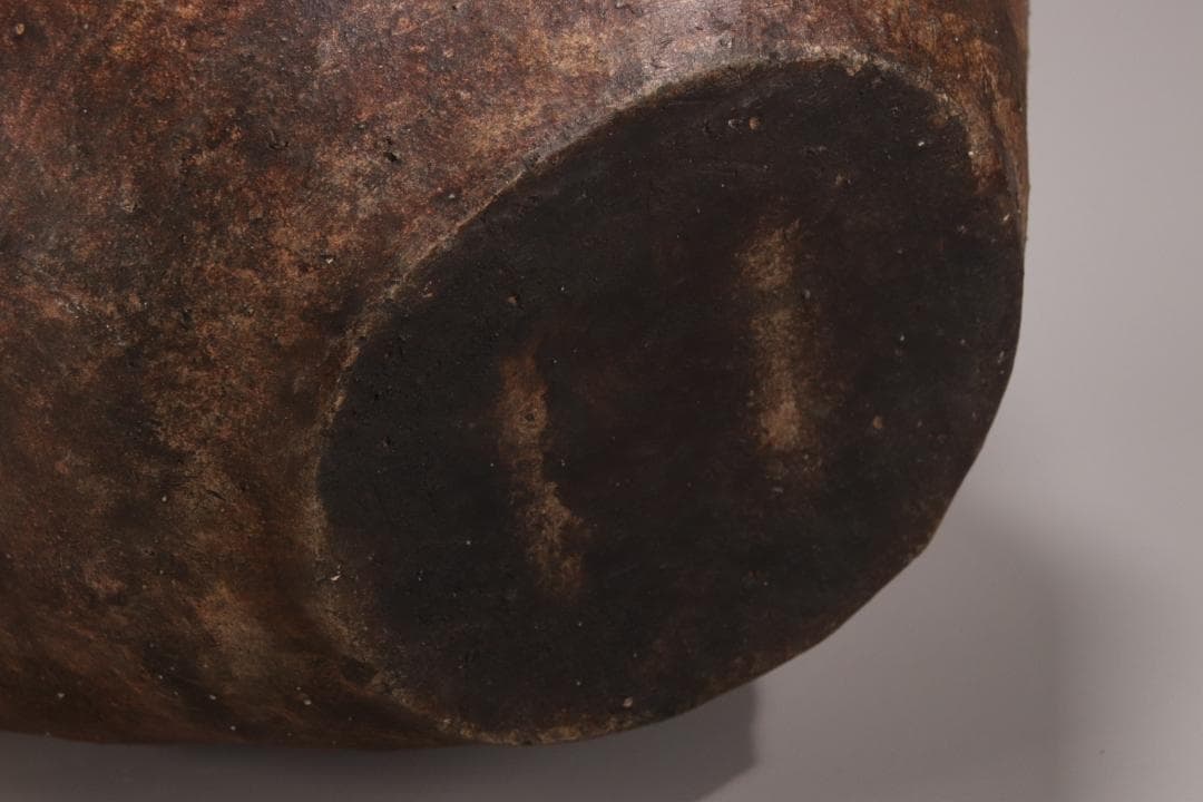 江戸初期 古越前 四耳壷 四耳子 壺 高さ38.5㎝ 花器 花瓶 BE793 - メルカリ